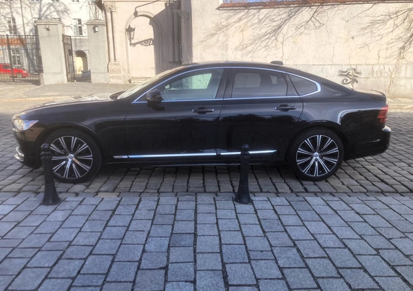 Volvo S90 cena 165000 przebieg: 56000, rok produkcji 2020 z Wrocław małe 352